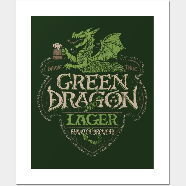 Green Dragon Lager Wall Art by CoryFreemanDesign